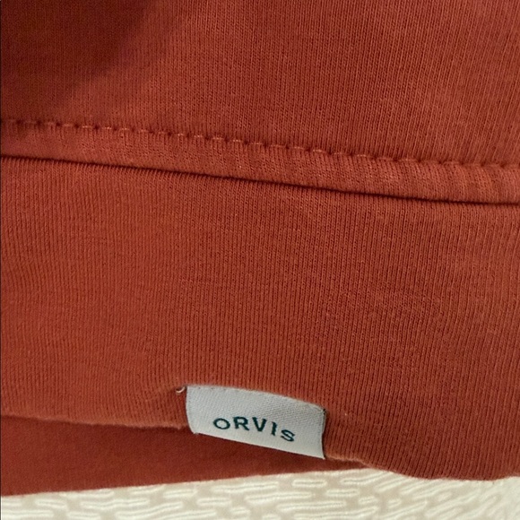 Rust V-Neck Pullover - Picture 4 of 5